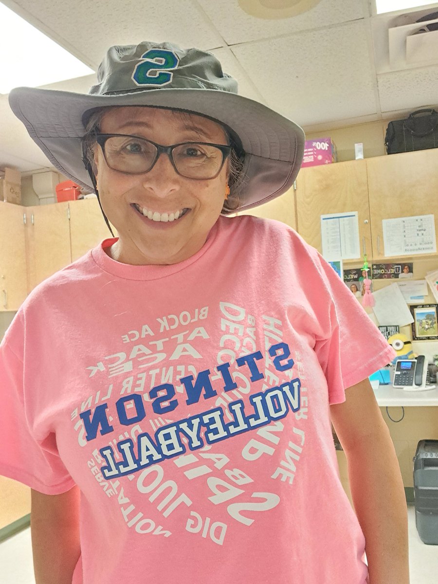 CoachLoRo's tweet photo. Mental awareness week: Colorful Tuesday. I was so bright I made a volleyball explode! Seriously,  I have no idea how that happened. Spontaneous combustion!! #vhawks #skyhawkpride https://t.co/2O2JPIQV91