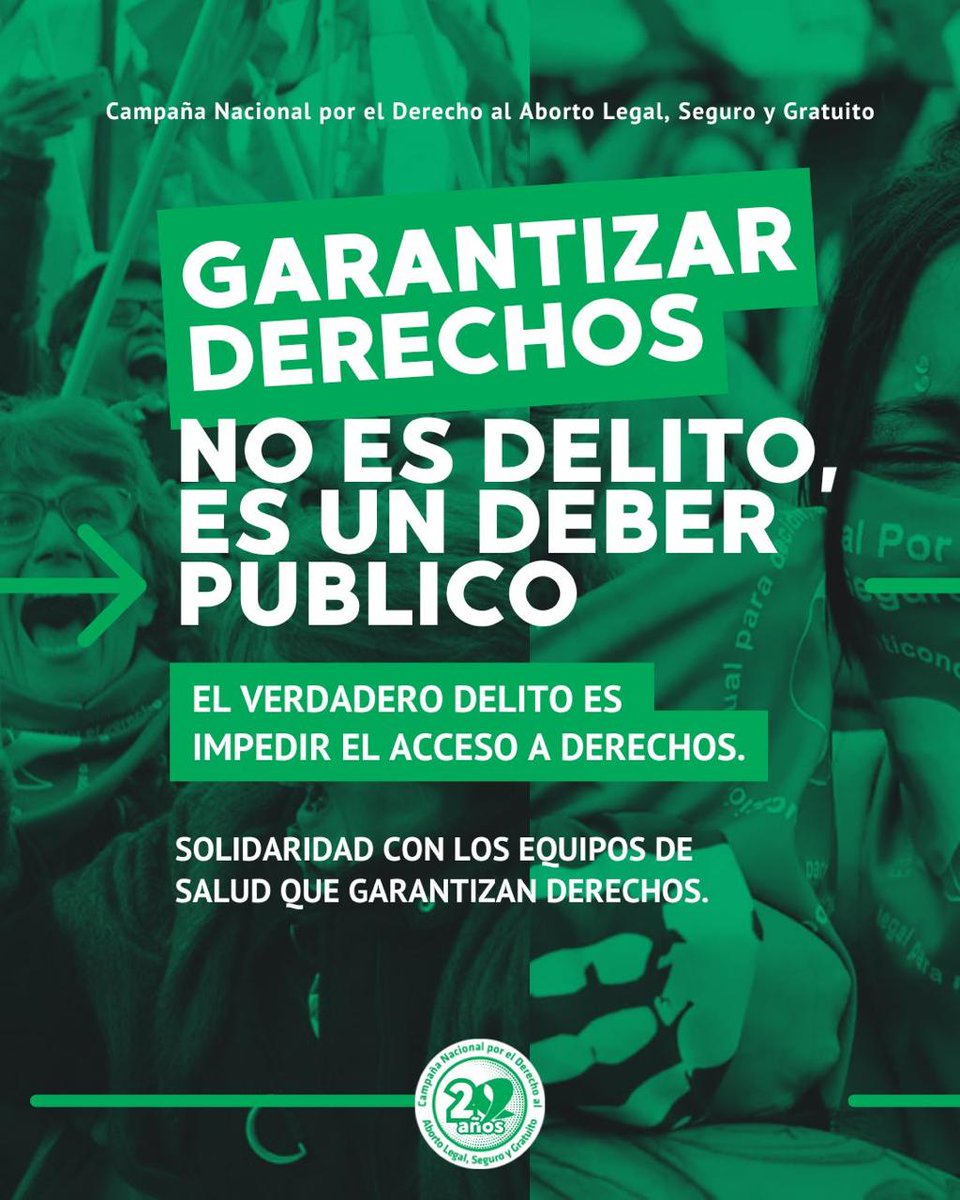 CampAbortoCABA's tweet photo. El derecho al aborto es Ley y está vigente en Argentina.

La Ley N° 27.610 regula el acceso hasta la semana 14 inclusive, sin requisitos.
Luego de esa edad gestacional es legal por causales.

📷 Son niñas, no madres. https://t.co/SVLlFOM5vl