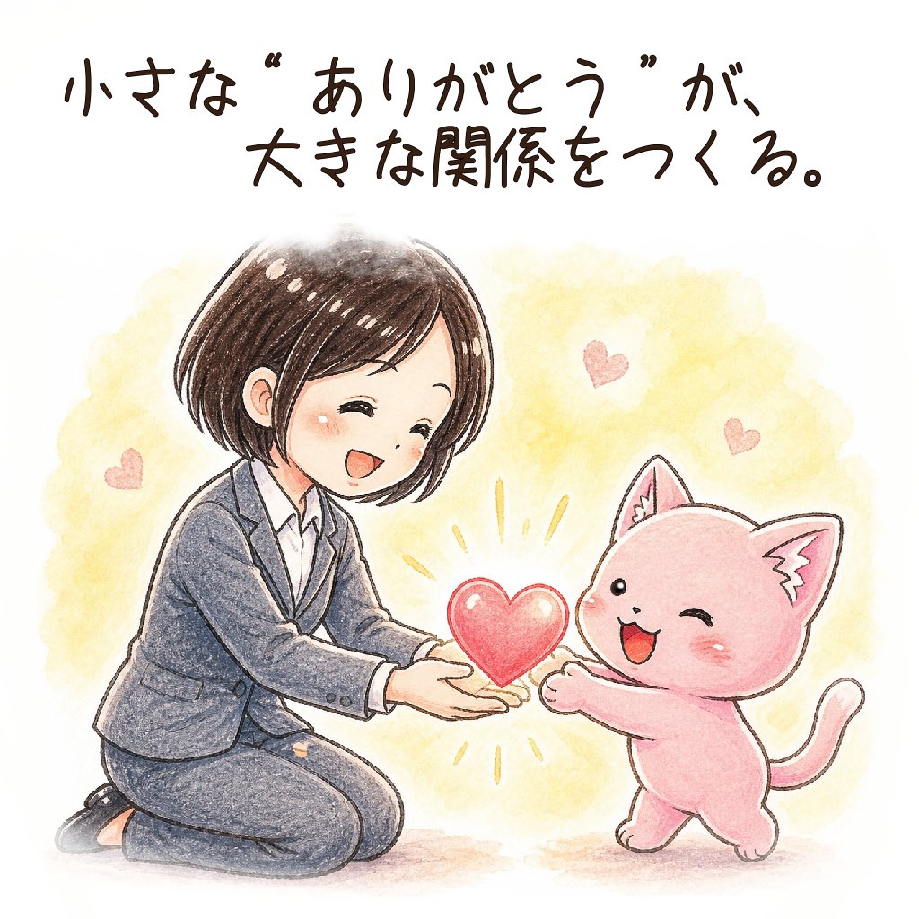 Kazuki_Seminar's tweet photo. 感謝の先出し

人に対する 感謝は「心の報酬」です。

この感謝により、
相手に「ありがとう」を先に配ることで、
相手もこの人のために何かしたいと思う気持ちになる、
返報性の原理が働きます。

https://t.co/gleYvAOMM6 https://t.co/b6LfRWNbVV