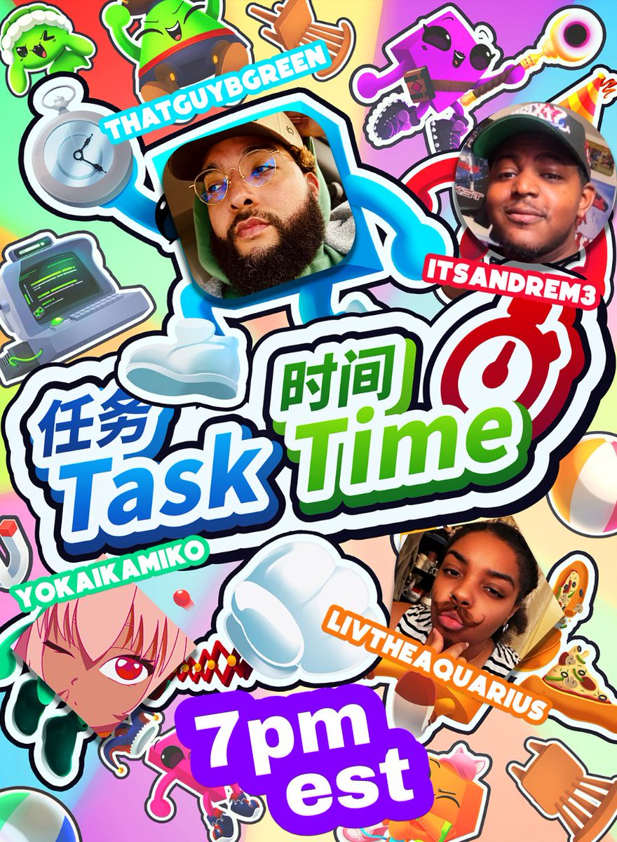 thatguybgreen's tweet image. Task Time is a gameshow inspired party game where friends dive headfirst into 6 rounds of unpredictable tasks to finish top of the leaderboard. #indiegame

Tomorrow @ItsAndreM3 @AquariusOnMars @YokaiKamiko Tex Mex and myself lock horns to see who will take a Goblin Cup home!