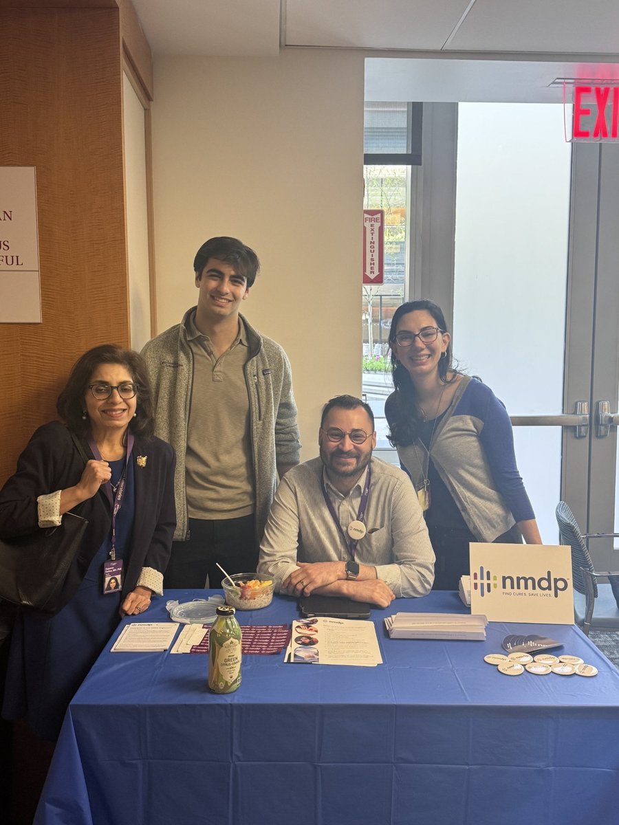NYUGSOMpathres's tweet photo. Community, compassion, and care 🩸 Today’s medical student initiated blood drive and @nmdp_org registry reflected a shared commitment to caring beyond the hospital walls. Thank you to everyone, including pathology faculty, who donated and joined the registry! https://t.co/zFuOijnINn