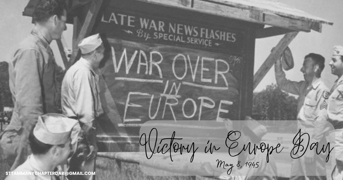 TammanyDar's tweet photo. The St. Tammany Chapter proudly honors Victory in Europe Day, remembering the courage and sacrifice that secured freedom in 1945. We stand in gratitude for those who served and reflect on the enduring legacy of their bravery. https://t.co/8Mil6edSe2