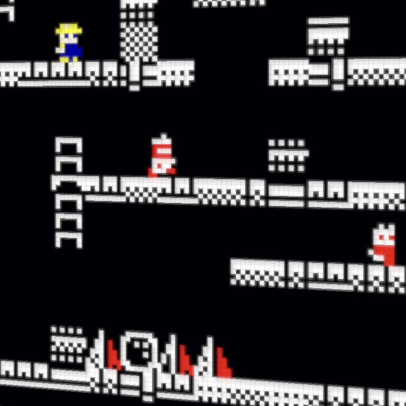 EGVroom's tweet photo. Here's a Cave Dave secret😉
If you stand at the bottom right System Portal and press Up/Down/Left/Right you'll unlock the secret Cecconoid Cave👾
Don't tell your Mom. Dave hid all her Cliff Richard LPs here.
#pixelart #indiedev #gameboy #GBDK2020 #retrogaming #gbstudio #HHBundle https://t.co/v5nkUklxsn