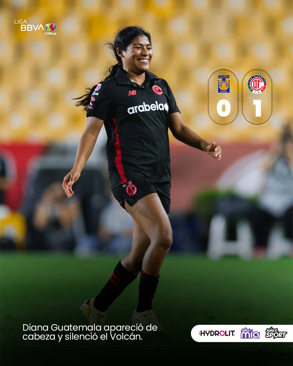 LigaBBVAFemenil's tweet photo. La vuelta se jugaba en el Volcán… y Toluca volvió a golpear ⚽️🔥
Diana Guatemala silenció el estadio y encendió la serie

#HistoriaDelPartido | #TOLvsTIG | #TIGvsTOL | #NuestroFutFemNuestraLiguilla https://t.co/z7FV5qjvct