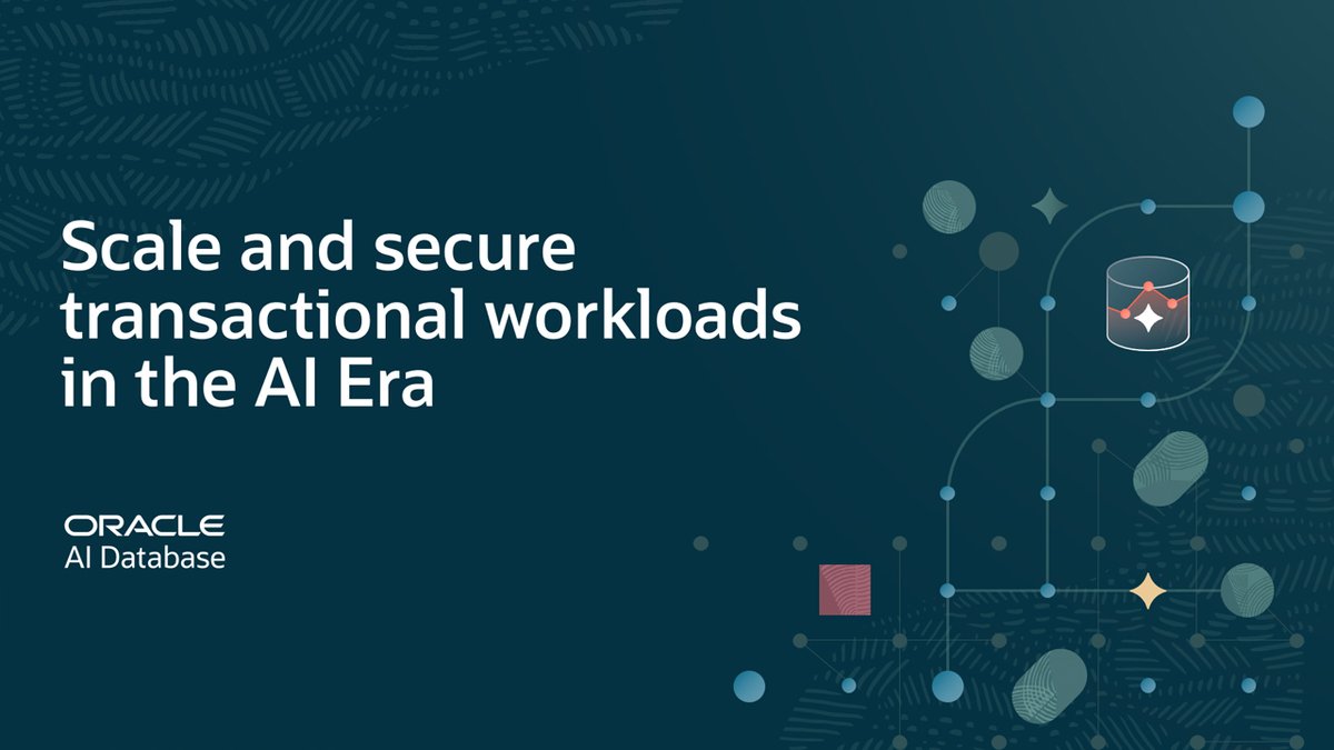 OracleDatabase's tweet photo. AI workloads need data that is secure, resilient, and always on. See why @holgermu at Constellation Research states that MAA delivers previously unseen high availability for Oracle AI Database. https://t.co/JPk35fSZnh https://t.co/0Nm2oGlFGg