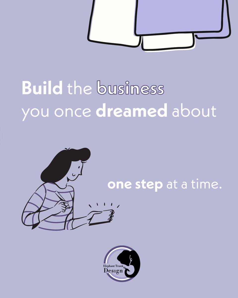 ETDesignTX's tweet photo. Big dreams are built through small, consistent steps. https://t.co/5CBSulFde2