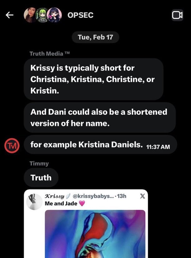 BHADDIE__TIM's tweet photo. @JadeHelmReports @BhaddieTimExp @goodgirlkrissy @Safety Conveniently leaves off any messages exposing KGB https://t.co/VjBq5lRrbA
