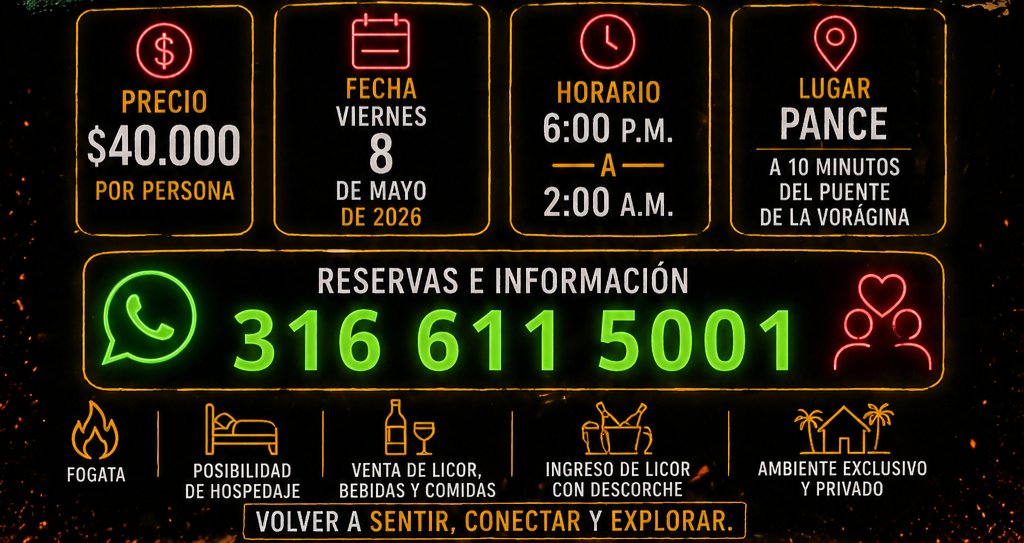CaliOpenMind's tweet photo. No te quedes sin tu cupo para este viernes 😉 https://t.co/XxOpf3Iybp