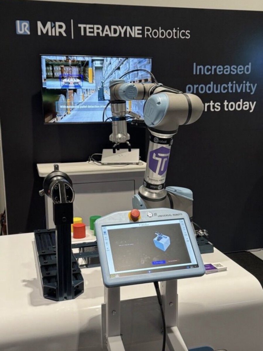 Mykhail_NB's tweet image. $91M in Q1 2026. One quarter. Teradyne Robotics just proved AI-powered cobots are no longer a pilot program-they’re a revenue line. Flex partnership now spans global manufacturing. Industrial AI isn’t coming. It’s compounding. 📈🤖
#Teradyne #Robotics #PhysicalAI #Manufacturing