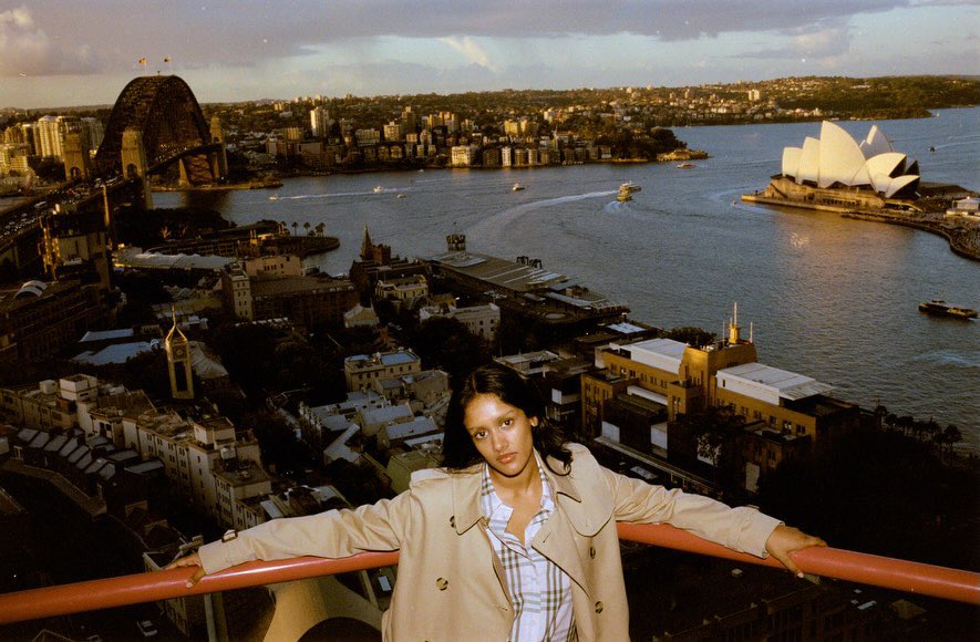 Shabana in Burberry.