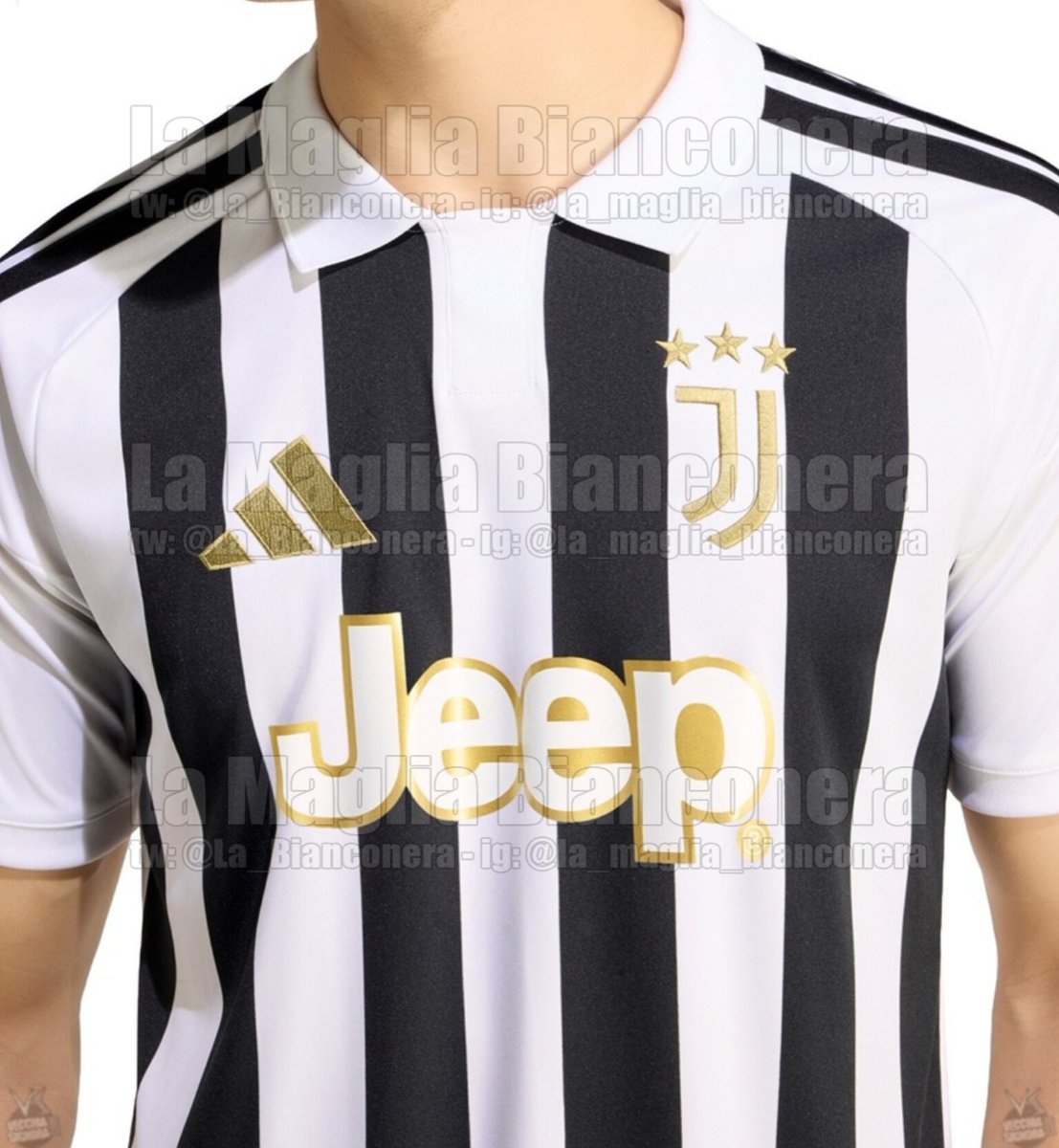 La prima maglia per la prossima stagione 
(La Maglia Bianconera)