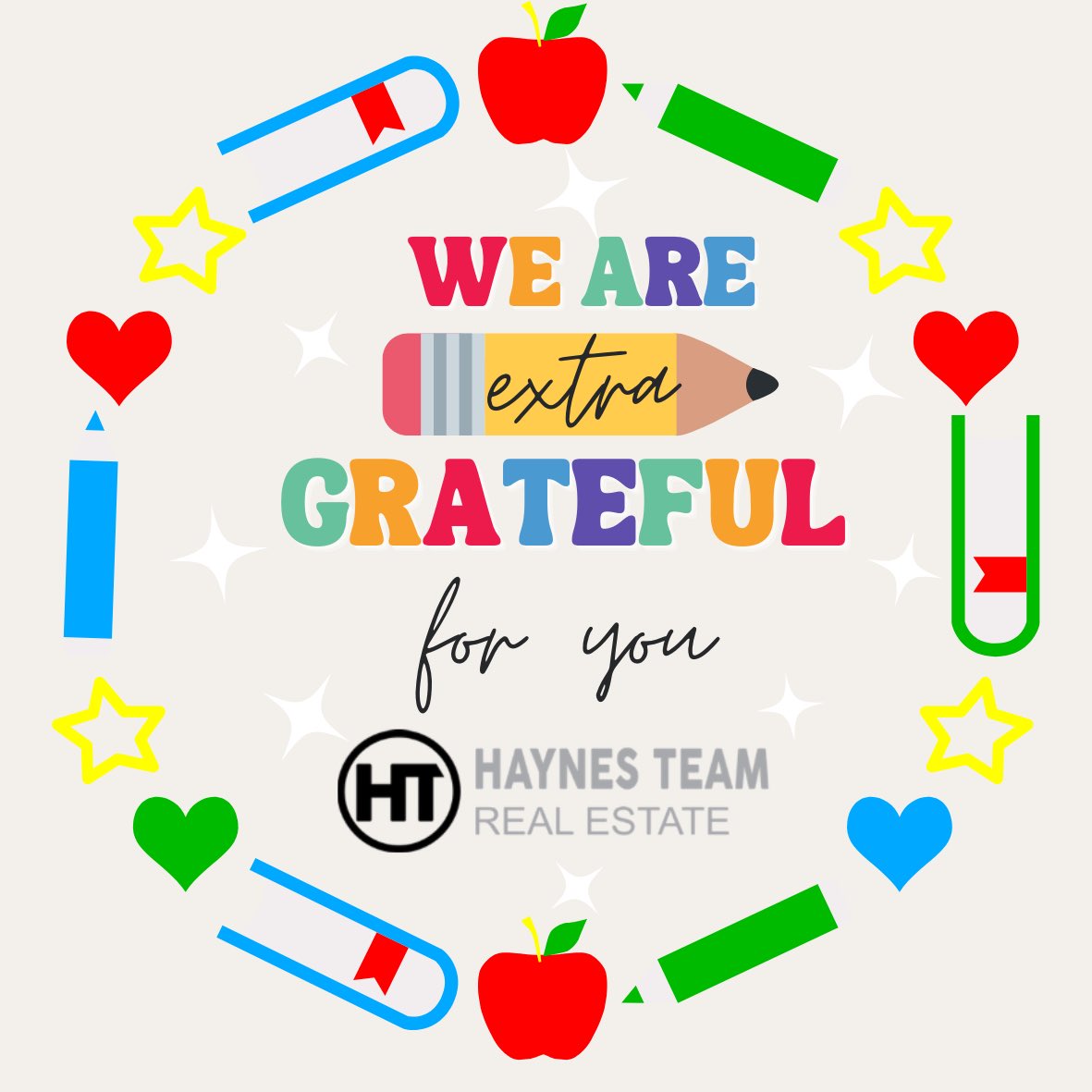 Happy Teacher Appreciation Week! Don’t forget to let the teachers in your life know how grateful you are for their investment! Consistently showing up day in and day out displays character that students don’t easily forget and creates role models that guide students now and into