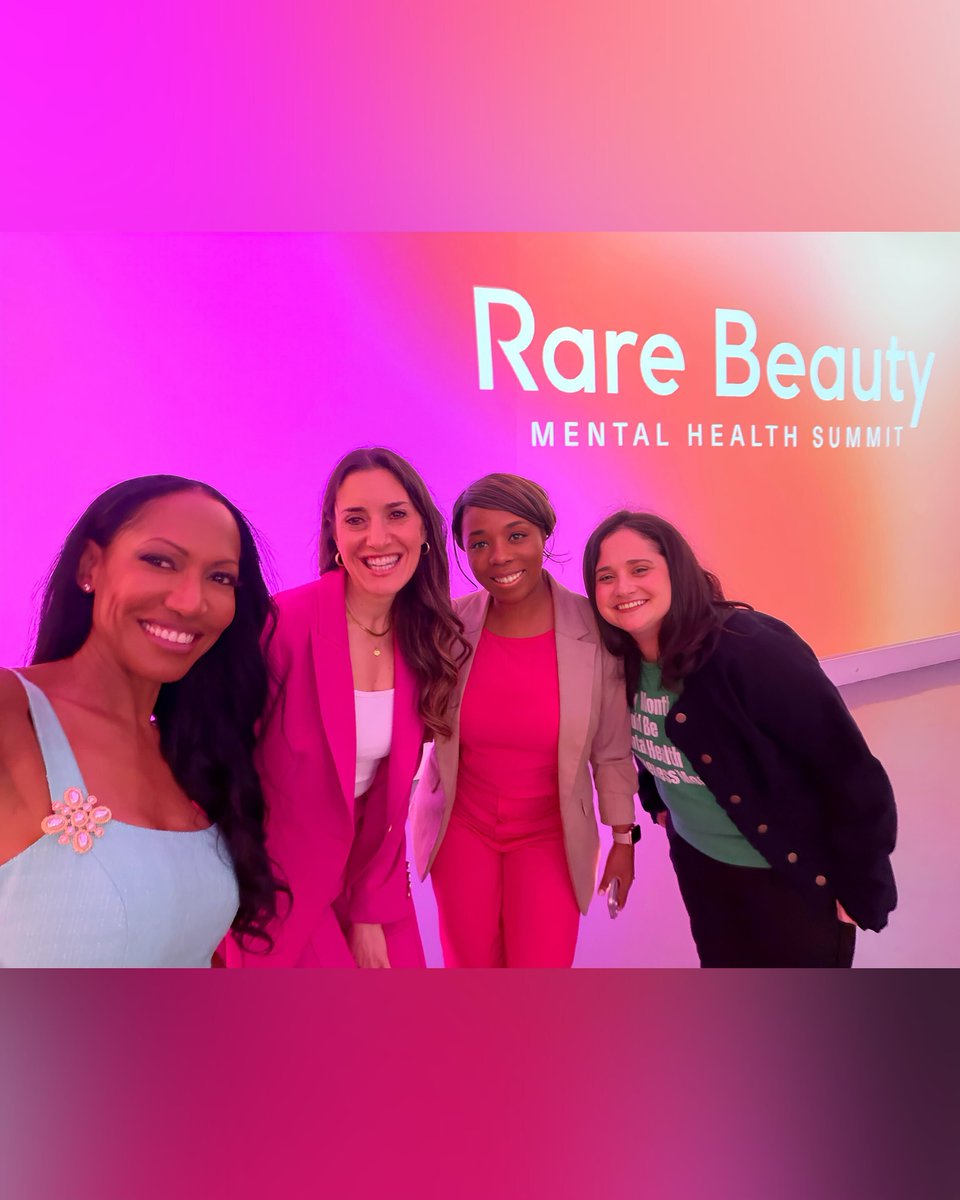 PeerHealthExch's tweet photo. Peer Health Exchange CEO, Dr. Angela Glymph, was part of this year's @rarebeauty  Mental Health Summit as a featured speaker. Communities and some of the most influential voices in mental health came together to engage in critical conversations and meaningful discussions! 🩷✨ https://t.co/zgFORASbq6