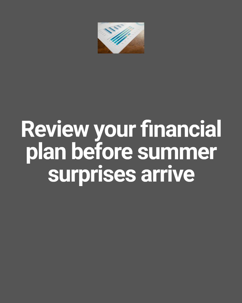 Shidoosh's tweet photo. Before summer decisions pile up, have you checked your financial plan lately? Reviewing now helps you avoid last-minute surprises and keeps your goals on track.

https://t.co/Eob2s6z1si https://t.co/KSrAuTA6iS