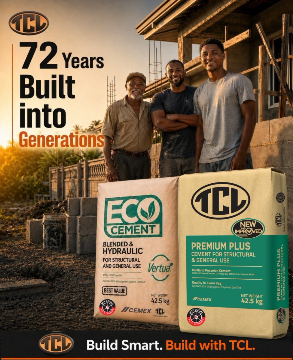 CemexTCL's tweet photo. 7 decades of expertise you can count on...Ask for your TCL cement by name! 

We are proud to continue building T&amp;T across generations. https://t.co/lLnFQQWlp9