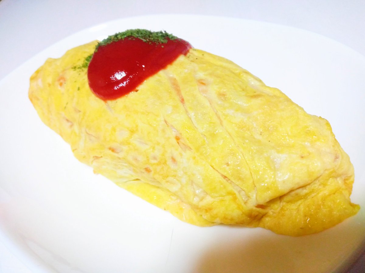 今朝は雑オムライス🐣