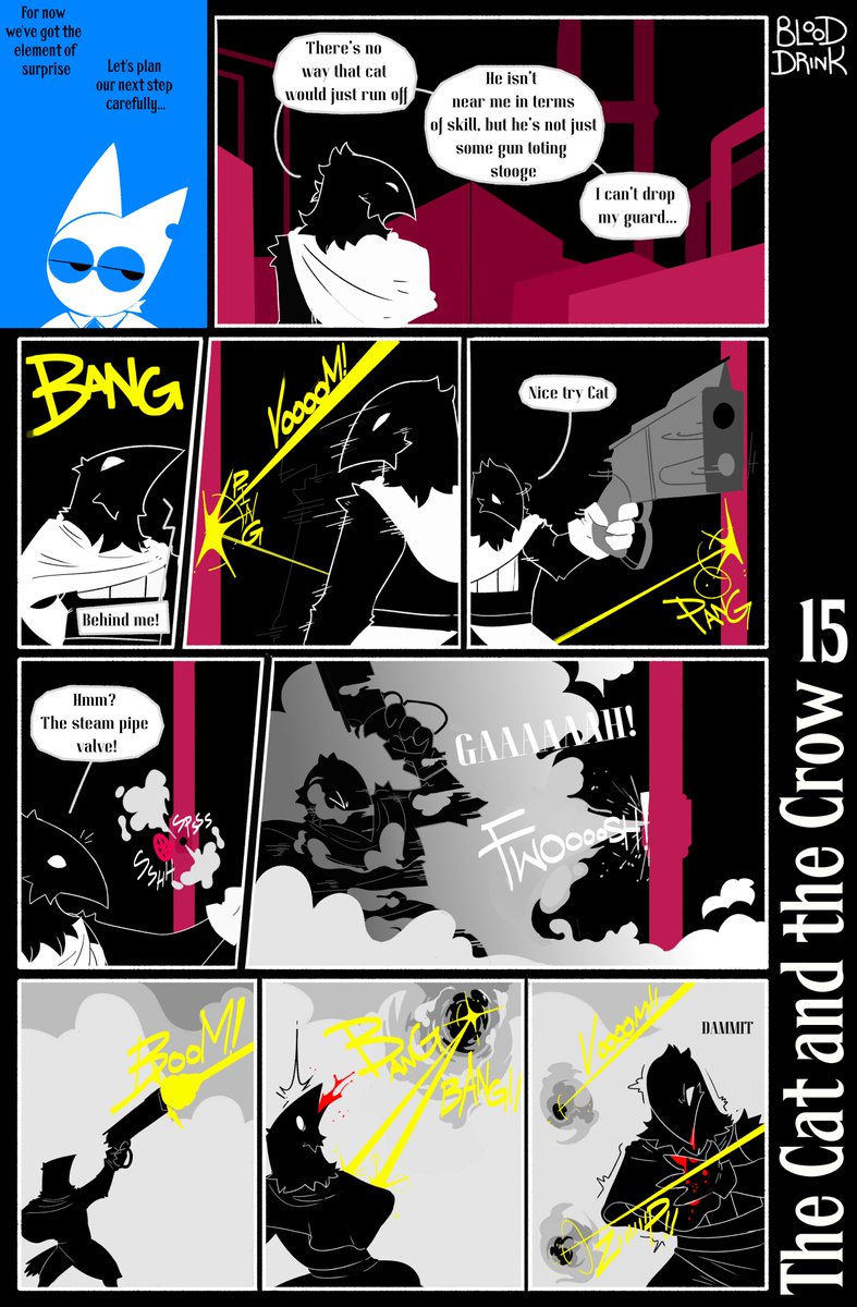 KrylonHeretic's tweet photo. The Cat and The Crow 4 (1/2) https://t.co/CU9CcfDYvr