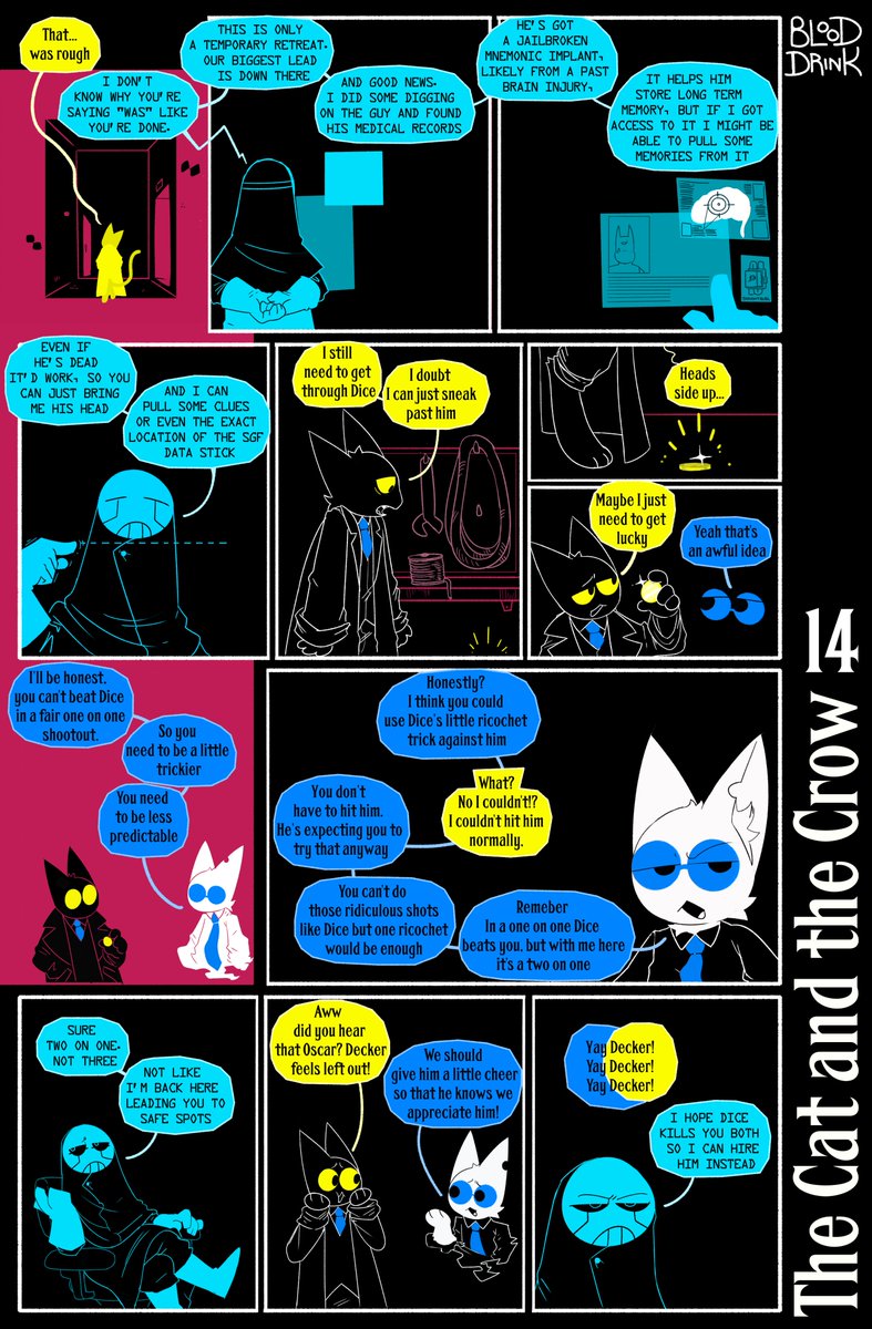 KrylonHeretic's tweet photo. The Cat and The Crow 4 (1/2) https://t.co/CU9CcfDYvr