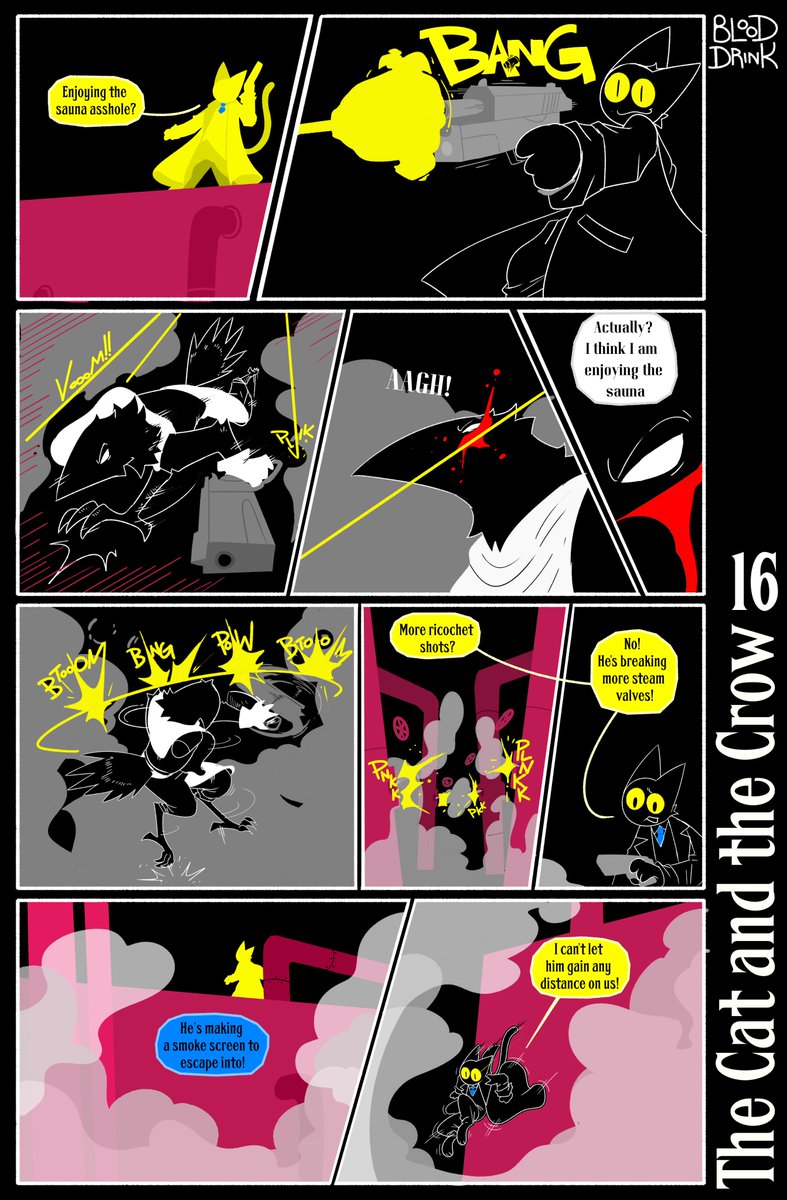 KrylonHeretic's tweet photo. The Cat and The Crow 4 (1/2) https://t.co/CU9CcfDYvr