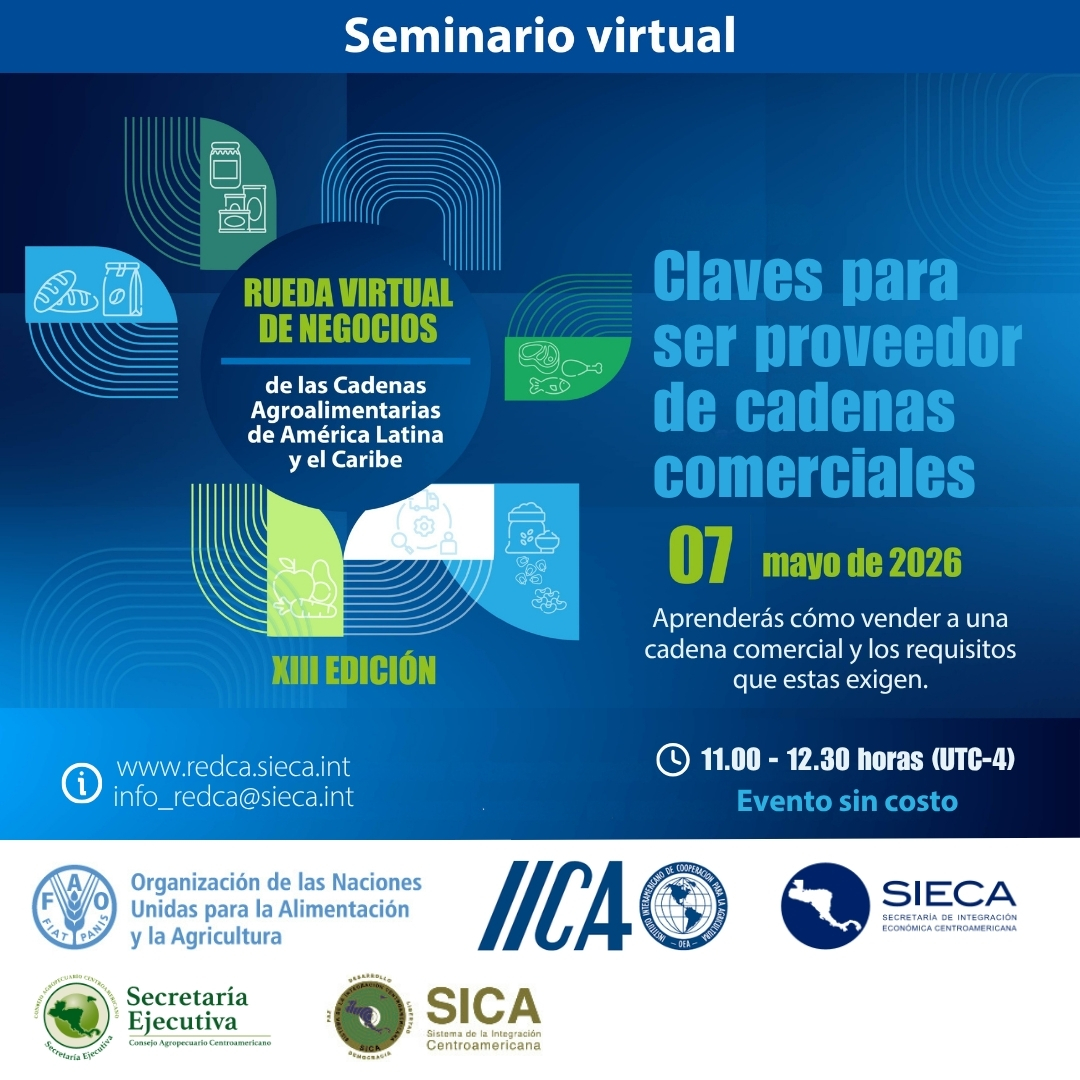 FAOAmericas's tweet photo. ¿Tienes una pyme del sector agroalimentario? Entonces necesitas conocer las “Claves para ser proveedor de cadenas comerciales” para abrir tu negocio a nuevas oportunidades de comercio internacional. 

📆7 de mayo de 2026
💻Inscripciones en https://t.co/q8Nb8UXLfp https://t.co/gbPZoJ7Cpl