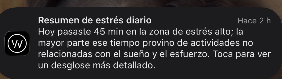 Hoy me mande una cagada en el laburo y la whoop me lo recuerda