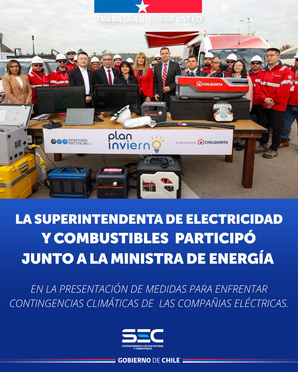 Superintendencia de Electricidad y Combustibles tweet media
