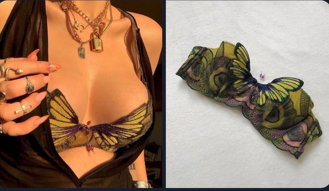 butterfly bra