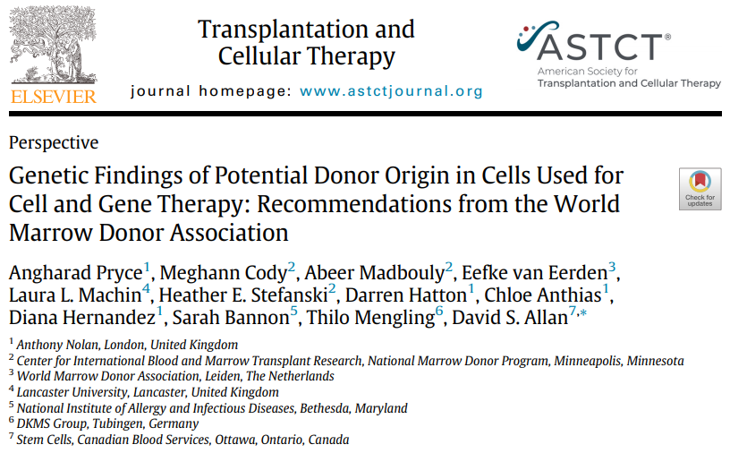 Transplantation and Cellular Therapy Journal tweet media