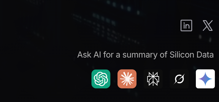 Ishanee's tweet photo. I'm probably late to this but a very cool website footer by @Silicon_Data great way to bootstrap GEO https://t.co/klxzh9iGDi