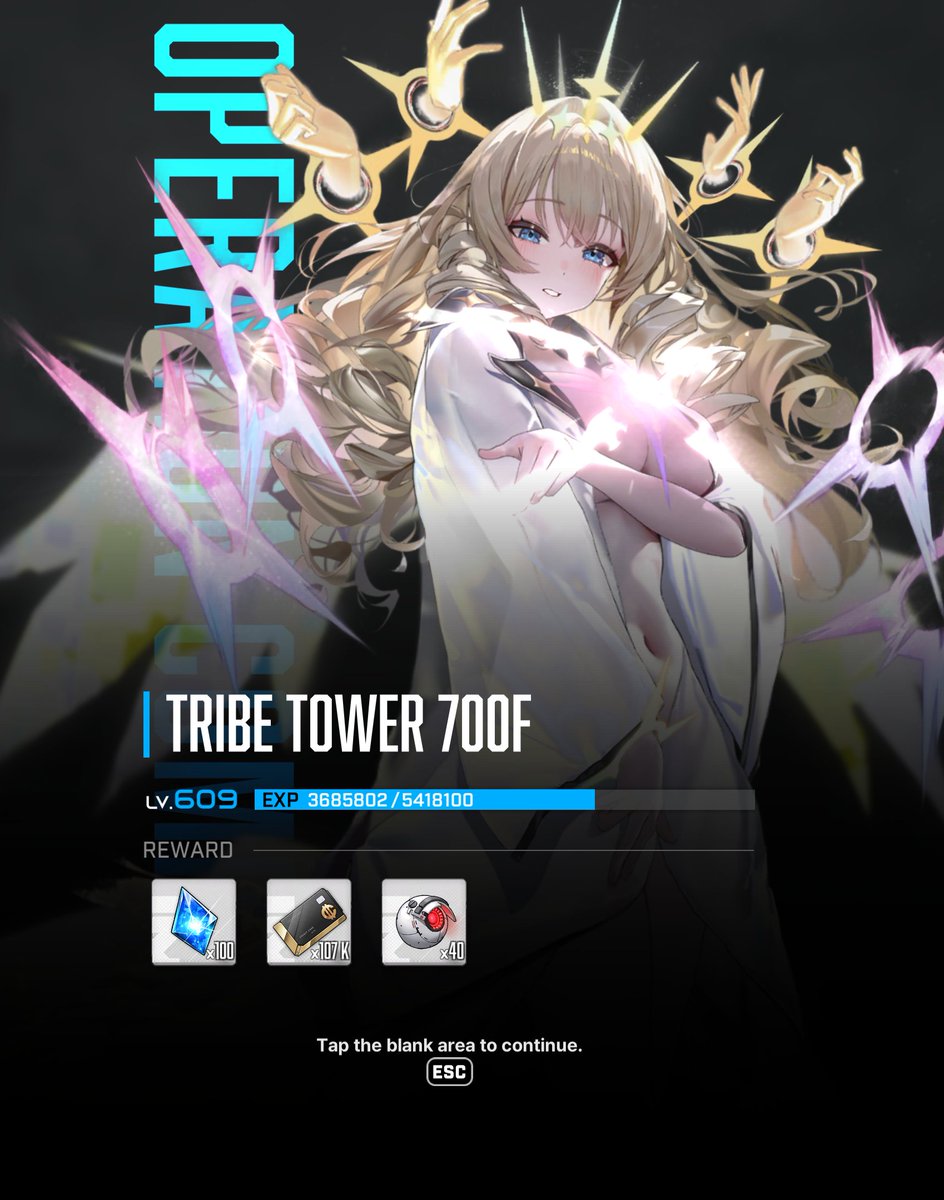 Cleared Floor 700 on Tribe Tower! Woo!
#NIKKE