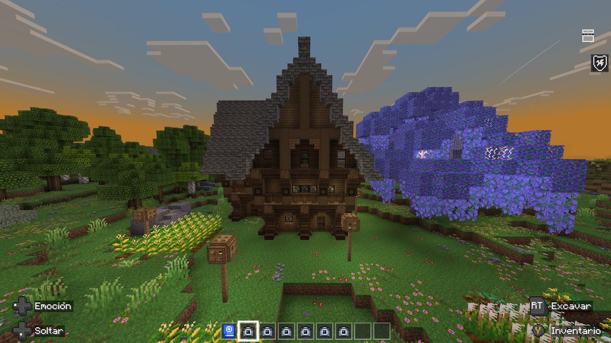 AZAEL46314491's tweet image. #minecraft #forest me encantó esta casa definitivamente es mi favorita.💜