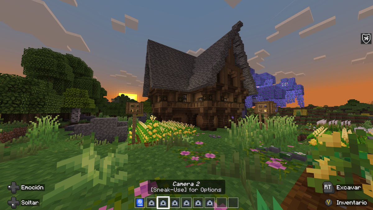 AZAEL46314491's tweet image. #minecraft #forest me encantó esta casa definitivamente es mi favorita.💜
