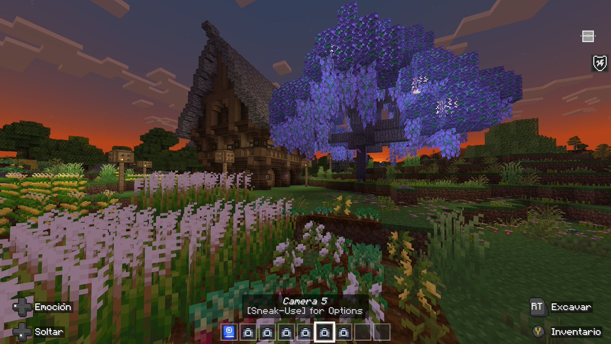 AZAEL46314491's tweet image. #minecraft #forest me encantó esta casa definitivamente es mi favorita.💜