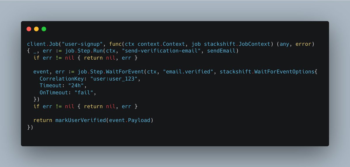 I just built a not so little package on Stackshift called "Durable Jobs".

Durable Jobs is for backend work that must finish safely after the request is over. 

Use it for:

sending emails
processing webhooks
payment confirmation flows
file imports
user onboarding
provisioning