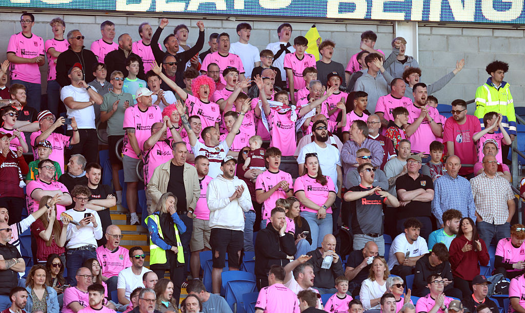 chronsport's tweet photo. 'Cobblers fans are different to other supporters... we need to use that next season' https://t.co/zRSxtwFfPM https://t.co/dk0EJnjjK9