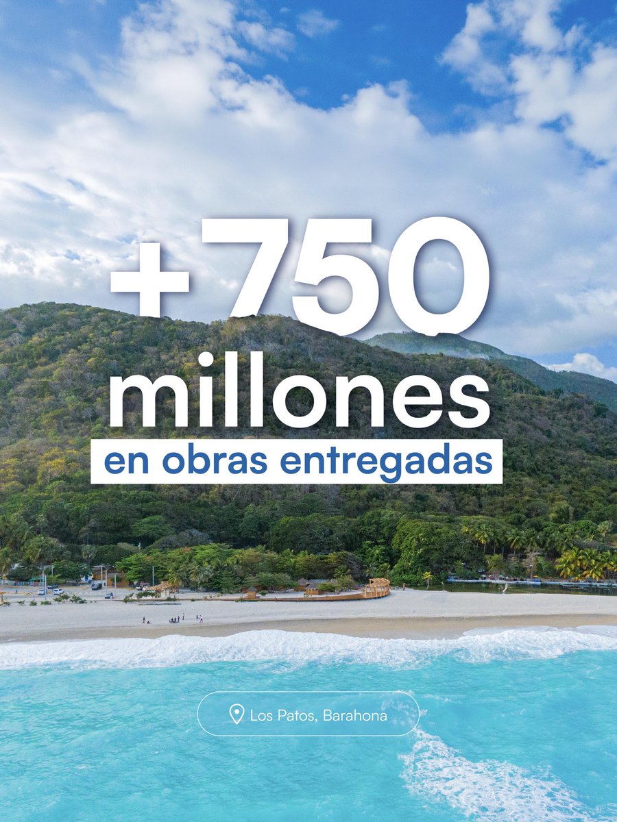 TurismoRD's tweet photo. ¡El Sur se transforma! 🙌

Con la construcción de diversas infraestructuras, tanto terminadas como en proceso, estamos devolviéndole el valor a nuestras bellezas naturales.
#TurismoQueTransforma https://t.co/ql3f7hW83K
