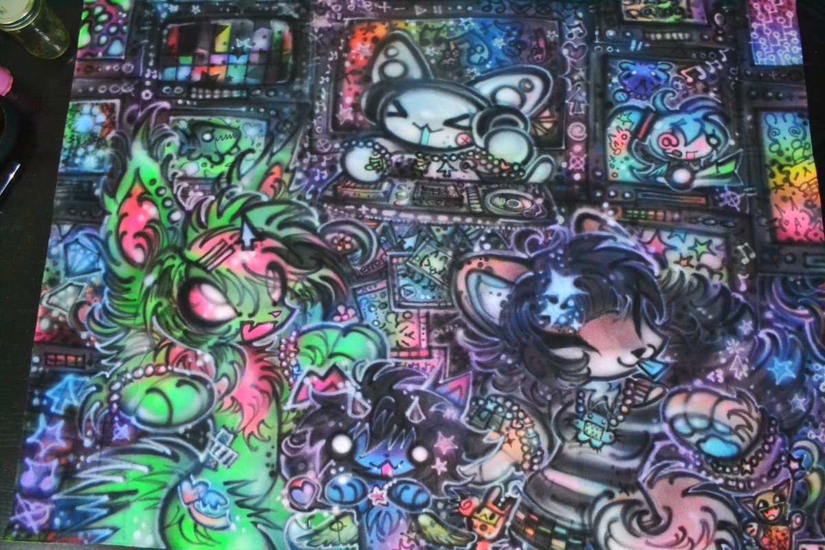 sodapup69's tweet photo. Tapestry comm i just finished the other night!!! https://t.co/E5qtuIlxBC
