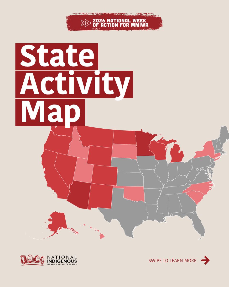 niwrc's tweet photo. For this National Week of Action, we are highlighting the important step-by-step process to ask your state to declare May 5 as the National Day of Awareness for #MMIWR.

#NoMoreStolenSisters #WhyWeWearRed #MMIWR2026 #NationalWeekOfAction https://t.co/r8I1Qq7vZY