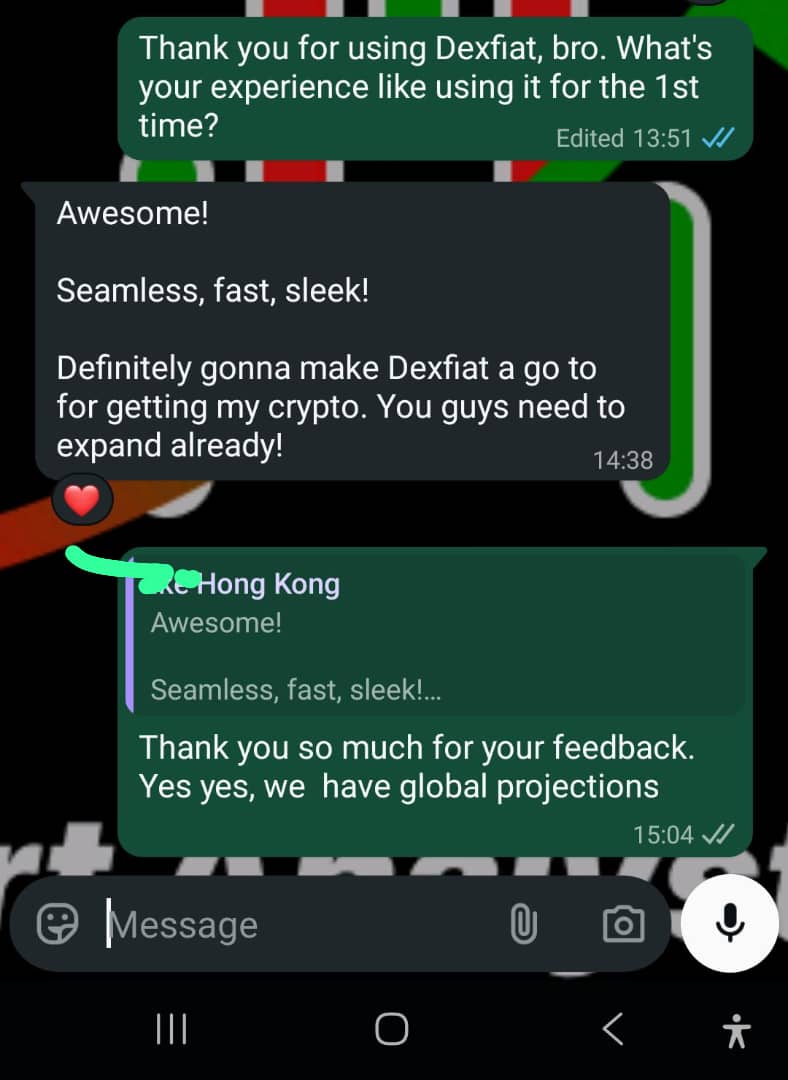 Dexfiat Automated P2P tweet media