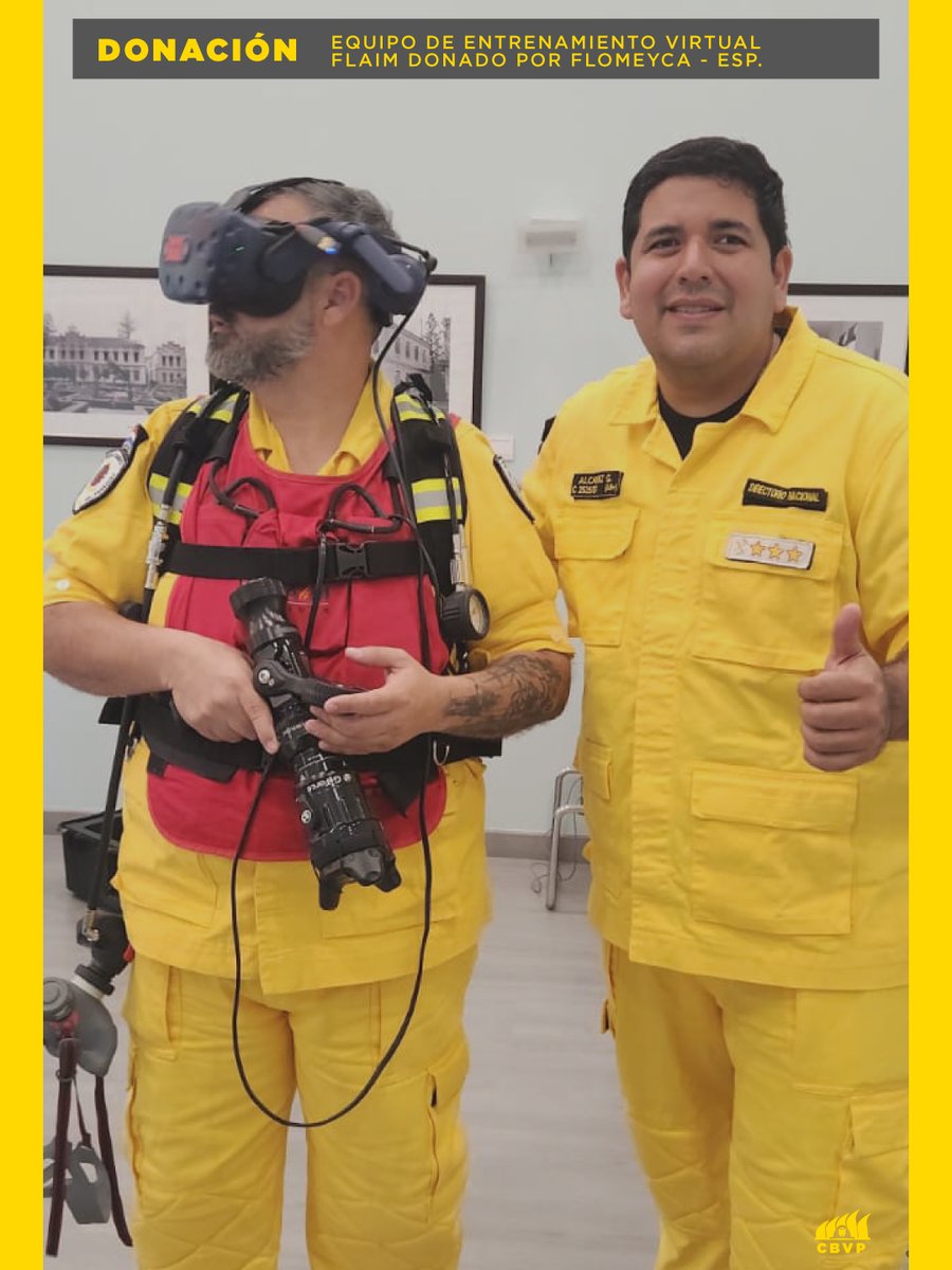 AmarillosCBVP's tweet photo. Nos complacemos en comunicar la incorporación de un moderno sistema de entrenamiento basado en realidad virtual, de la reconocida marca internacional FLAIM Systems donado por la Empresa Flomeyca https://t.co/UE9JLrGm46