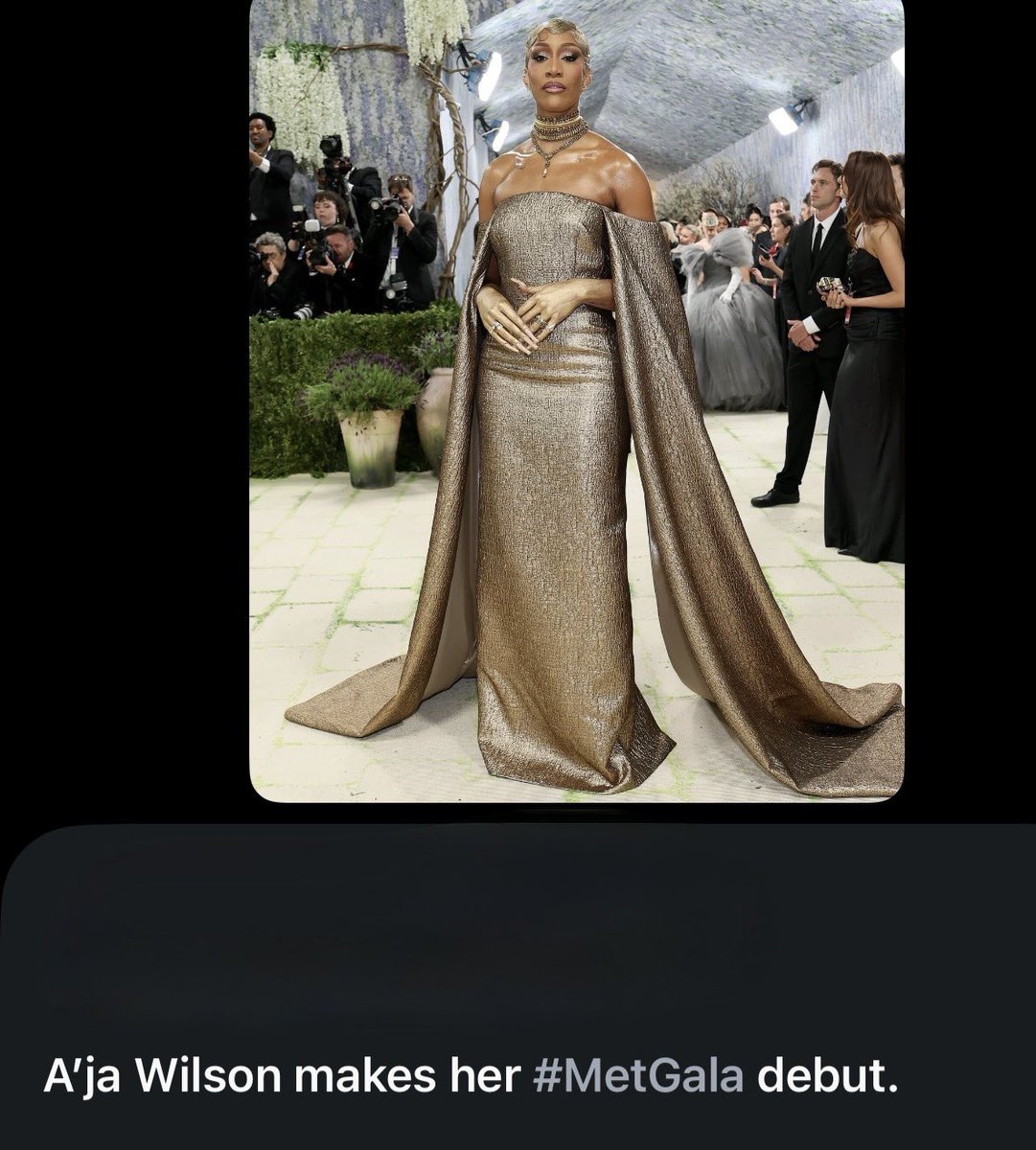 LoloOlaedo's tweet image. #A’jaWilson
Refers to A’ja Wilson — a WNBA superstar. Using this tag highlights her presence, influence, and debut moment at a major cultural event.