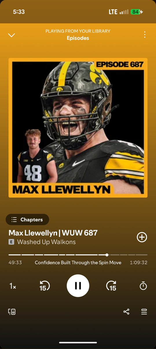 hawkeyeram4life's tweet photo. This episode of @WashedUpWalkons with @maxllewellyn34 is one of my favorites 🤣

Such a great dude and stud on the field! https://t.co/95diyQ8kN6