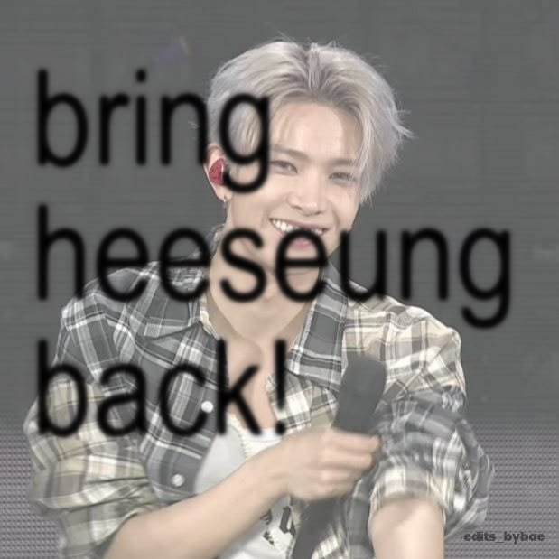 MariaSt81024975's tweet photo. @bringheeseun Forever engine's man, Forever enhypen's hyung, Forever enhypen's center 
#We_Will_Fight_1009_Times #Heeseung_Absence_Echoes https://t.co/zJt6GqjEVr