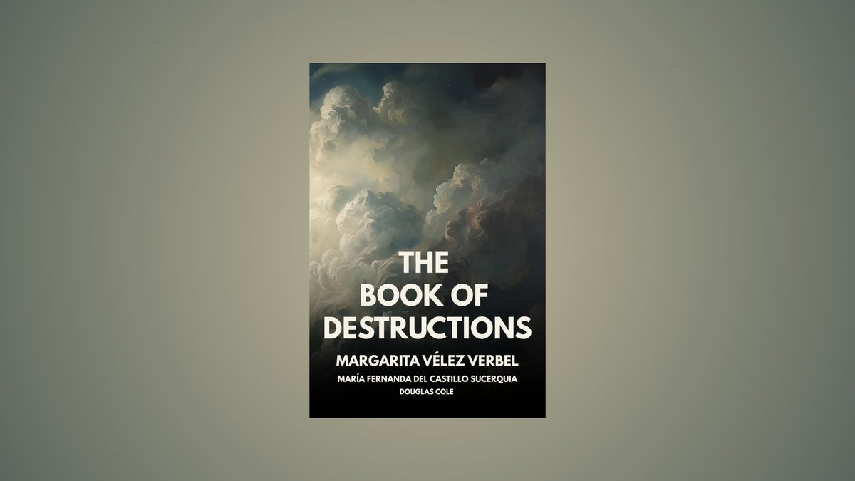 UnsolicitedP's tweet photo. In The Book of Destructions, Margarita Vélez Verbel dismantles the foundations of inherited power. The sacred is interrogated, the familial pedestal cracked open. 

https://t.co/YDjS61w2eo https://t.co/JB8BzzeePl