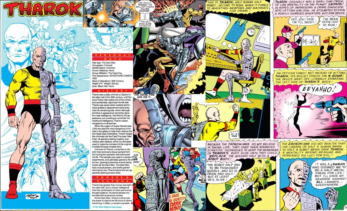 LegionReference's tweet photo. Tharok lead the Fatal Five in their early crimes, mostly because of his enhanced intelligence and his ability to command Validus.
https://t.co/iFRHx9iRoy https://t.co/xzHULoMi73