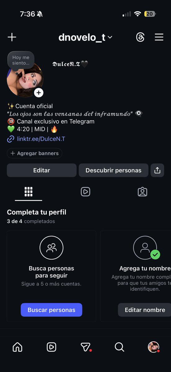 DulceNT_OF's tweet photo. @lissacamila97 @instagram @Meta Igual a mi tenía una cuenta desde el 2012 y no tengo respuesta alguna  y tampoco melas regresaron hice 3 más y las 3 me bajaron 🥲 tenía 7mil seguidores en la principal https://t.co/mO8aDy6wNY