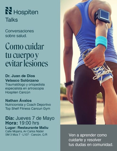 Hospiten Talks llega a Cancún con una experiencia exclusiva para cuidar tu cuerpo y potenciar tu rendimiento 💪✨
Conecta con expertos y eleva tu bienestar. ¿Ya reservaste tu lugar?

#HospitenTalks #Cancún #Fitness #Salud #Wellness

<a href="/HospitenMx/">Hospiten México</a>