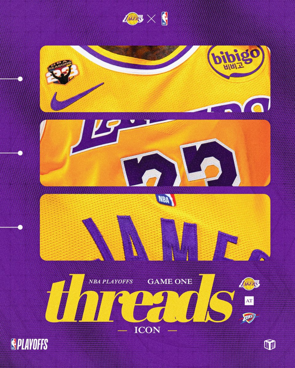 JPEG_Andy's tweet image. Icon Edition for the #LakeShow tonight on OKC.

Catch @Lakers vs @okcthunder on @NBAonNBC 

Graphic made by me on phone 🎨📲

Likes ❤️ and Reposts ♻️ would be much appreciated 🫶🏼