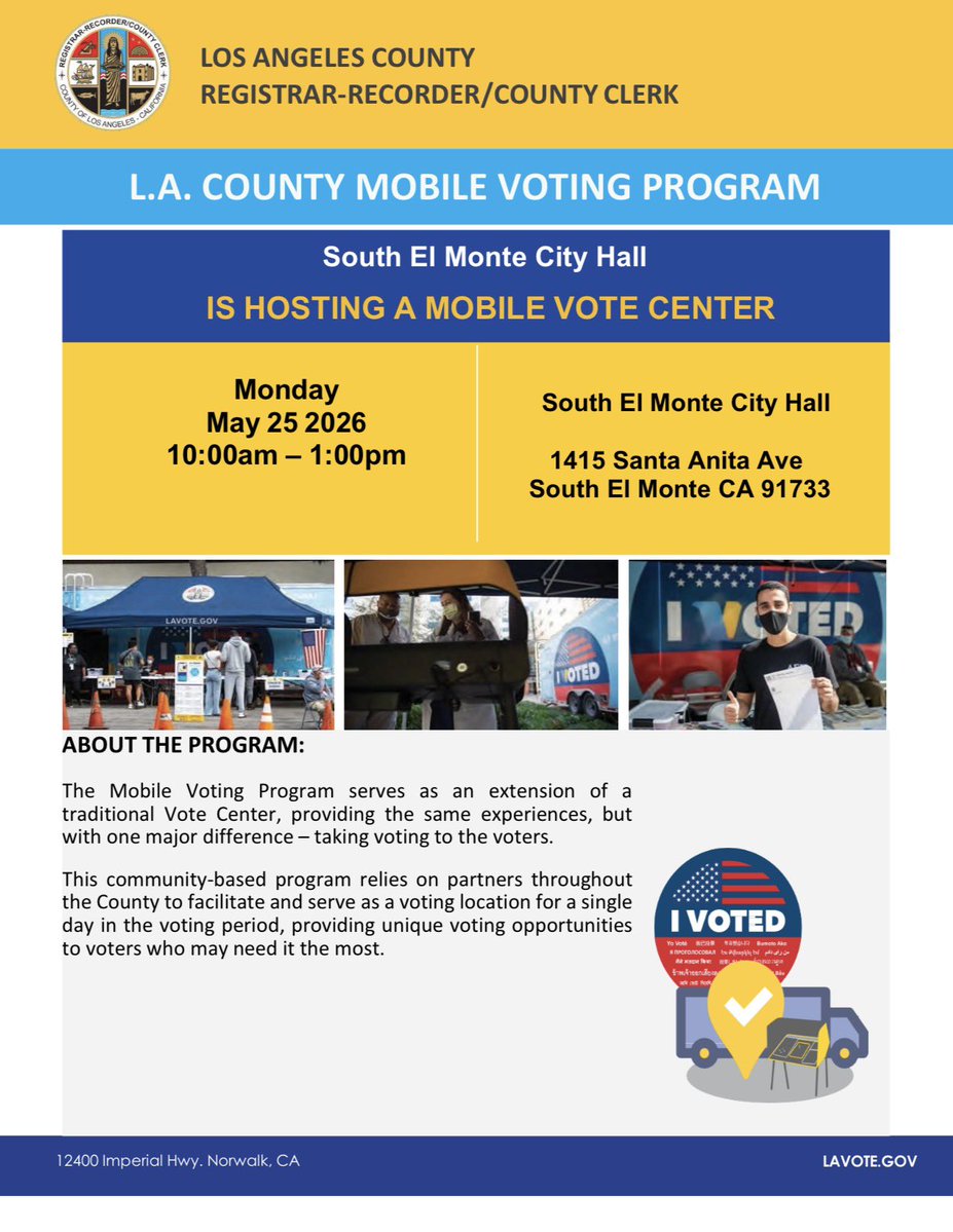 CITY OF SO. EL MONTE tweet media