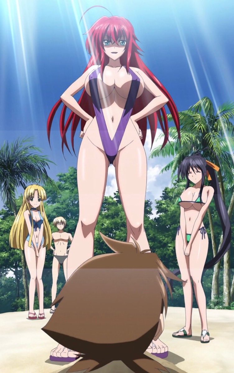 Rias looks beautiful in her bikini swimsuit❤️